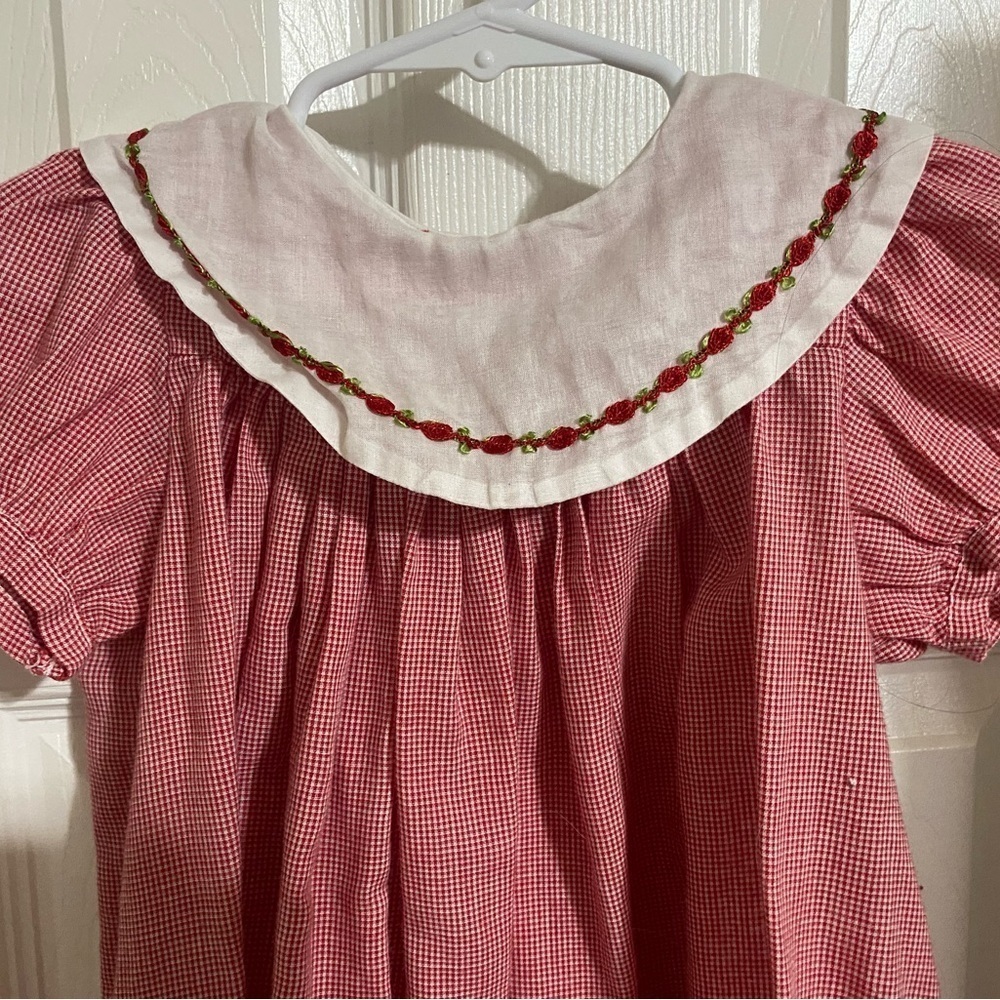 Chabre Gingham Bishop Dress - Picture 3 of 8